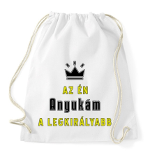 PRINTFASHION Az én anyukám - Sportzsák, Tornazsák - Fehér tornazsák