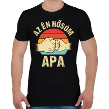 PRINTFASHION Az én hősöm apa - Férfi póló - Fekete férfi póló