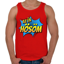 PRINTFASHION Az én hősöm - Férfi atléta - Piros atléta, trikó