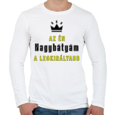 PRINTFASHION Az én nagybátyám - Férfi hosszú ujjú póló - Fehér férfi póló