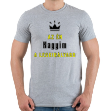 PRINTFASHION Az én nagyim - Férfi póló - Sport szürke férfi póló