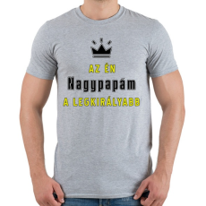 PRINTFASHION Az én nagypapám - Férfi póló - Sport szürke