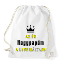 PRINTFASHION Az én nagypapám - Sportzsák, Tornazsák - Fehér tornazsák