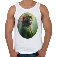 PRINTFASHION Az erdő szelleme - Férfi atléta - Fehér