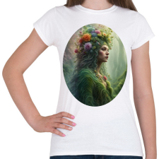 PRINTFASHION Az erdő szelleme - Női póló - Fehér női póló