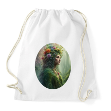 PRINTFASHION Az erdő szelleme - Sportzsák, Tornazsák - Fehér tornazsák