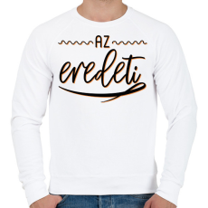 PRINTFASHION Az eredeti - iker - Férfi pulóver - Fehér