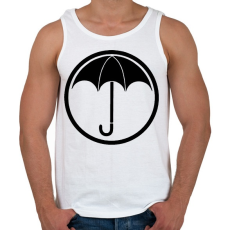 PRINTFASHION Az esernyő akadémia - Férfi atléta - Fehér