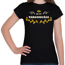 PRINTFASHION Az év targoncása - Női póló - Fekete