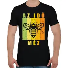 PRINTFASHION az ido mez - Férfi póló - Fekete férfi póló