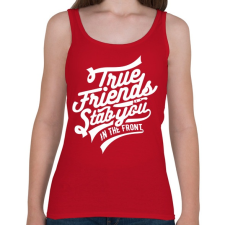 PRINTFASHION Az igaz barát...  - Női atléta - Cseresznyepiros női trikó