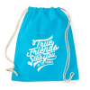 PRINTFASHION Az igaz barát...  - Sportzsák, Tornazsák - Surf blue