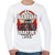 PRINTFASHION Az igazi férfi traktort vezet - Férfi hosszú ujjú póló - Fehér