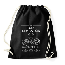 PRINTFASHION Az igazi legendák - Sportzsák, Tornazsák - Fekete tornazsák