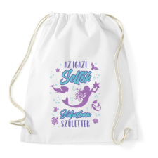 PRINTFASHION Az igazi sellő - Hónappal - Sportzsák, Tornazsák - Fehér tornazsák