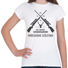 PRINTFASHION Az igazi vadászok - Női póló - Fehér női póló