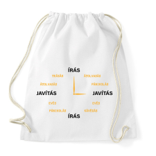 PRINTFASHION Az író órája - Sportzsák, Tornazsák - Fehér tornazsák