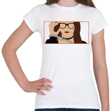 PRINTFASHION Az örökösnő álarca mögött - Anna - Női póló - Fehér női póló