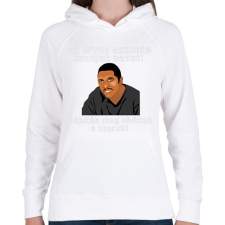 PRINTFASHION az orvos aztmondta... - Női kapucnis pulóver - Fehér női pulóver, kardigán