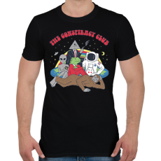 PRINTFASHION Az összeesküvés klub - Férfi póló - Fekete