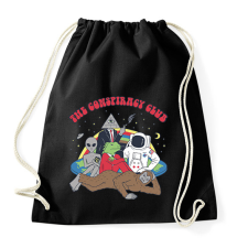PRINTFASHION Az összeesküvés klub - Sportzsák, Tornazsák - Fekete tornazsák