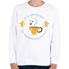 PRINTFASHION Az út mennyországba - Tea - Gyerek pulóver - Fehér gyerek pulóver, kardigán