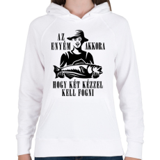 PRINTFASHION AZENYEMAKKORA - Női kapucnis pulóver - Fehér