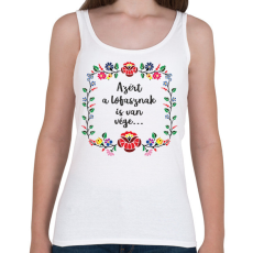 PRINTFASHION Azért a lófasznak is van... - Női atléta - Fehér