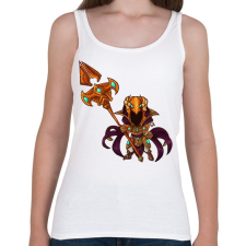 PRINTFASHION Azir - Női atléta - Fehér női trikó