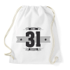 PRINTFASHION b-day-31-dark-lightgrey - Sportzsák, Tornazsák - Fehér