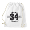 PRINTFASHION b-day-34-dark-lightgrey - Sportzsák, Tornazsák - Fehér