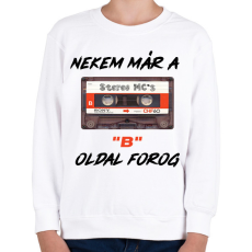 PRINTFASHION B oldal - Gyerek pulóver - Fehér