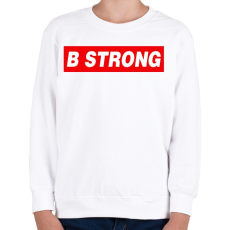 PRINTFASHION B strong - Gyerek pulóver - Fehér
