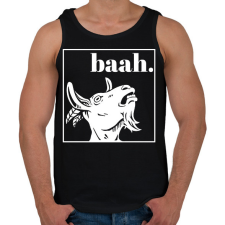 PRINTFASHION Baah.  - Férfi atléta - Fekete atléta, trikó