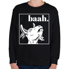 PRINTFASHION Baah.  - Gyerek pulóver - Fekete gyerek pulóver, kardigán