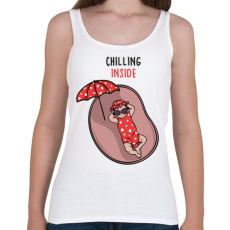 PRINTFASHION Baba Chill - Női atléta - Fehér