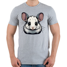 PRINTFASHION Baba csincsilla - Férfi póló - Sport szürke férfi póló