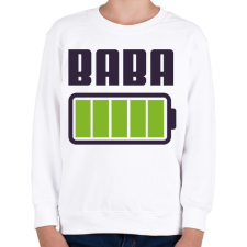 PRINTFASHION Baba feltöltve - Gyerek pulóver - Fehér gyerek pulóver, kardigán