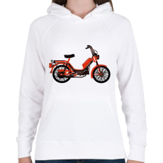 PRINTFASHION babetta - Női kapucnis pulóver - Fehér