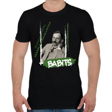 PRINTFASHION Babits Mihály - Férfi póló - Fekete férfi póló