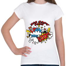 PRINTFASHION Baby Boom - Női póló - Fehér női póló