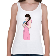 PRINTFASHION Baby - Női atléta - Fehér