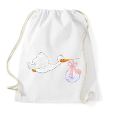 PRINTFASHION Baby - Sportzsák, Tornazsák - Fehér tornazsák