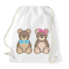 PRINTFASHION Baby - Sportzsák, Tornazsák - Fehér tornazsák