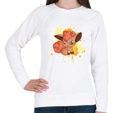 PRINTFASHION Baby Vulpix - Női pulóver - Fehér női pulóver, kardigán