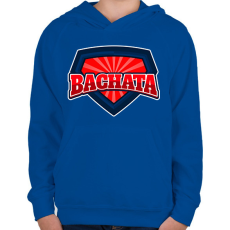 PRINTFASHION BACHATA - Gyerek kapucnis pulóver - Királykék