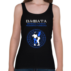 PRINTFASHION Bachata Sensual Moderna Urbana Fusion táncos S0201-forBlack - Női atléta - Fekete