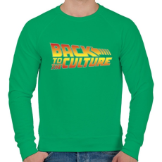 PRINTFASHION Back To The Culture - Férfi pulóver - Zöld