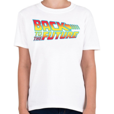 PRINTFASHION Back To The Future - Gyerek póló - Fehér gyerek póló