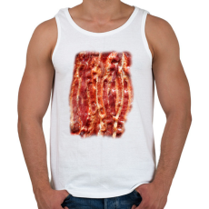 PRINTFASHION Bacon - Férfi atléta - Fehér